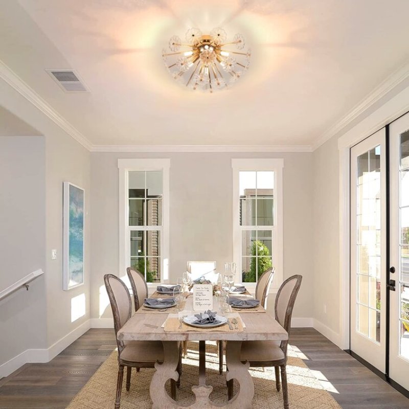 Gold ceiling light