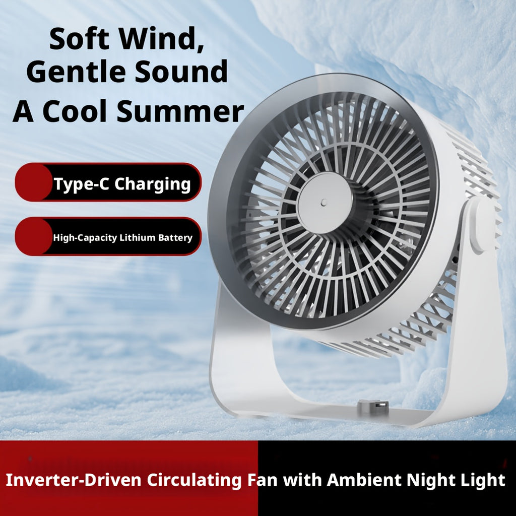 Stay Cool & Comfortable Anytime, Anywhere: 2026 Portable USB Air Circulation Fan, Ultra-Quiet, Strong Wind, Desktop & Wall-Mount Dual Use