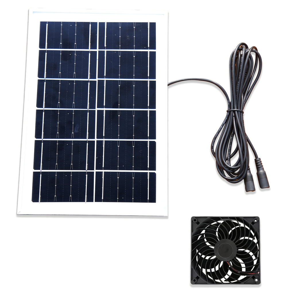 Greenhouse Plastic Film > Greenhouse Accessories > Greenhouse Ventilation Equipment, Solar Fan, Solar Exhaust Fan / Greenhouse Solar Fan / Solar Fan for Attic, Shed, Barn, Chicken Coop, Dog Kennel