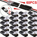 Black Terminal, 1-Pin 2-Pin Plugable Universal Quick Splice Connector