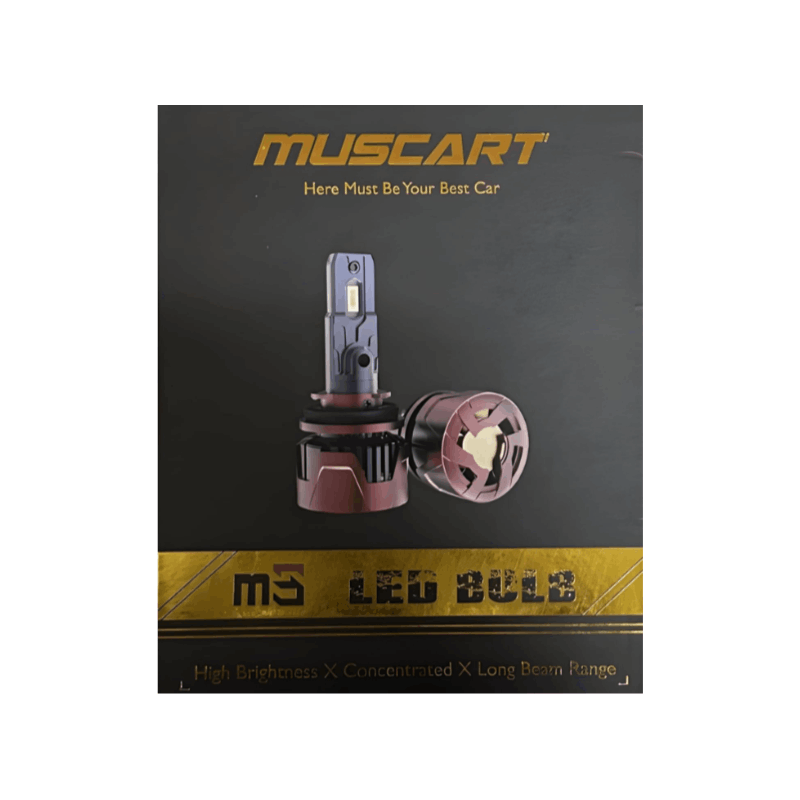 New - MUSCART-LED Car Headlights 9006 M5 2-Pack