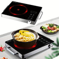 Electric Ceramic Cooktop, 2200W – 2200W Infrared Electric Stove, Home Cooking Stove, US 110V