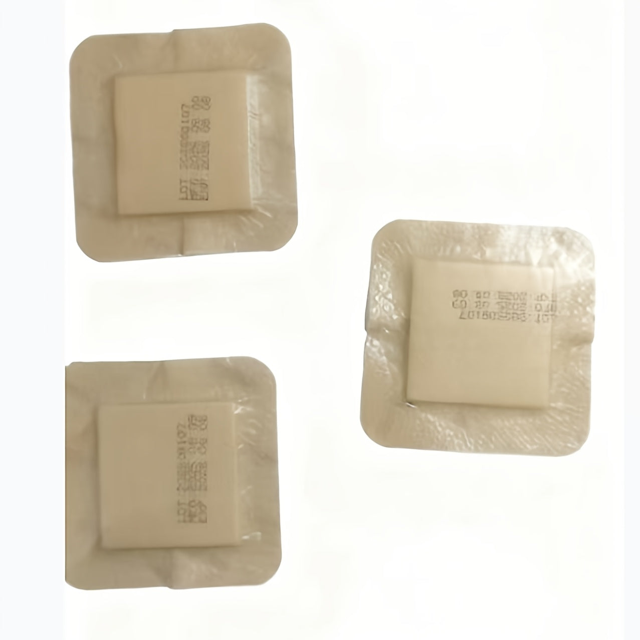 防水透气7.5*7.5cm硅凝胶泡沫敷料，方形独立包装的硅凝胶敷料贴，柔软贴肤的硅凝胶贴，7.5*7.5cm 硅凝胶泡沫敷料，聚氨酯泡沫敷料
