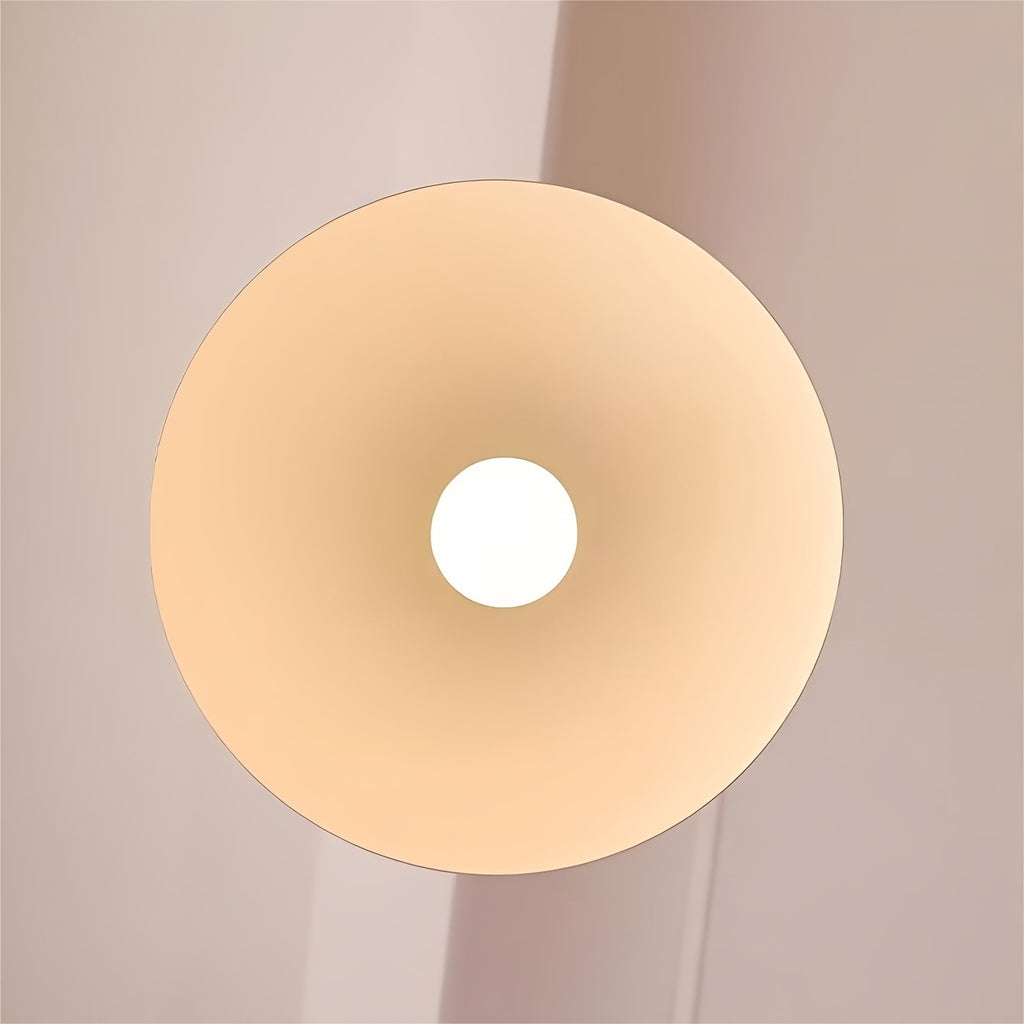 Modern minimalist multi-color semi-circular iron pendant light - suitable for living room, dining table, bar, beverage bar