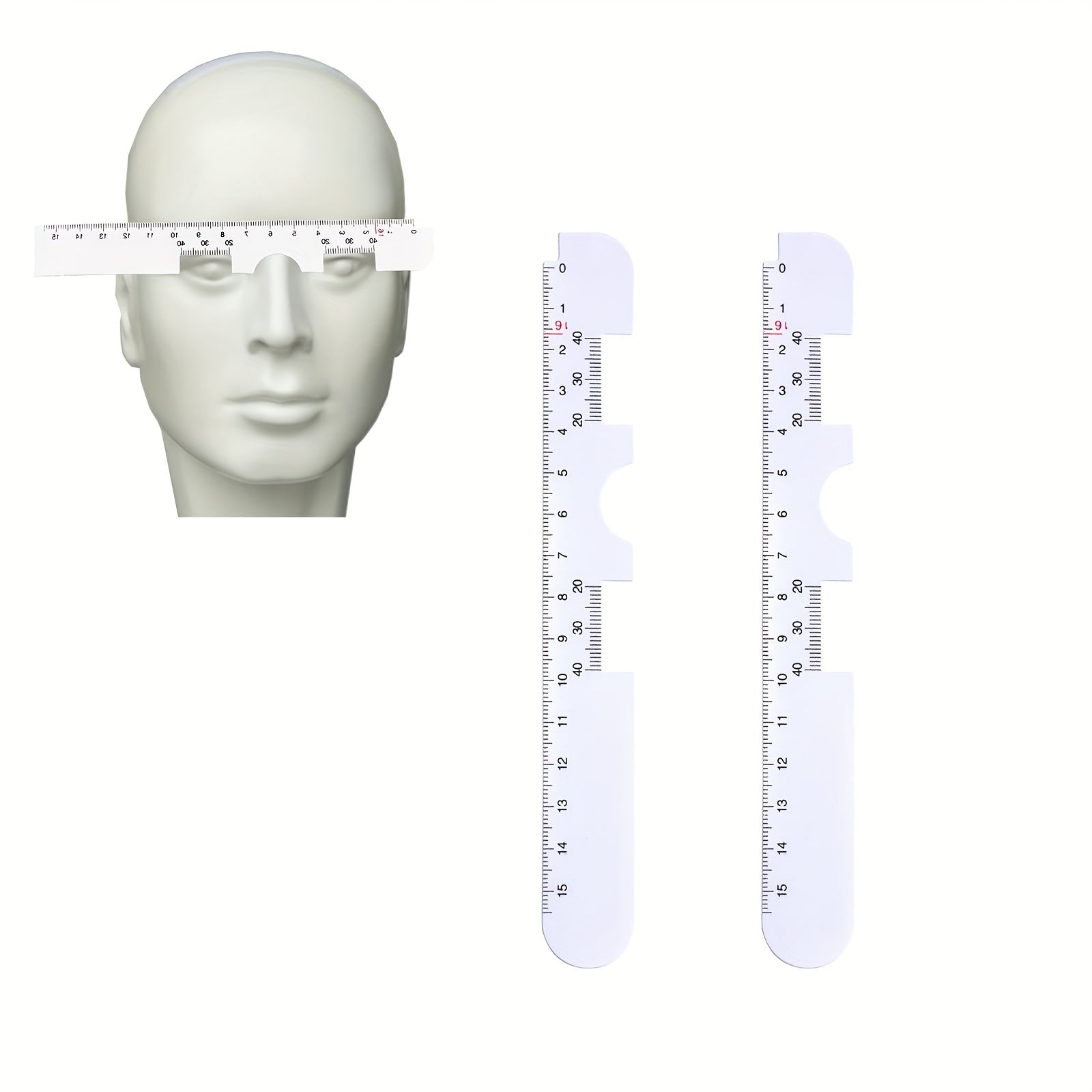 精密瞳孔测量仪 - 耐用高品质塑料结构，确保眼部测量准确性，适合验光师和眼科医生使用，易于操作与清洁