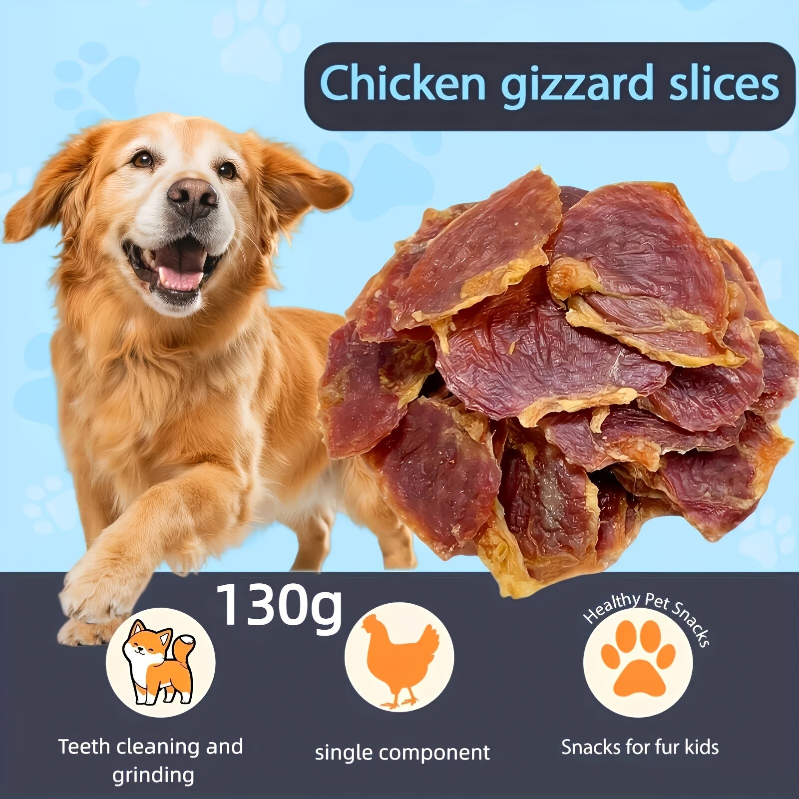 鴨肉乾+雞胃寵物零食組合包