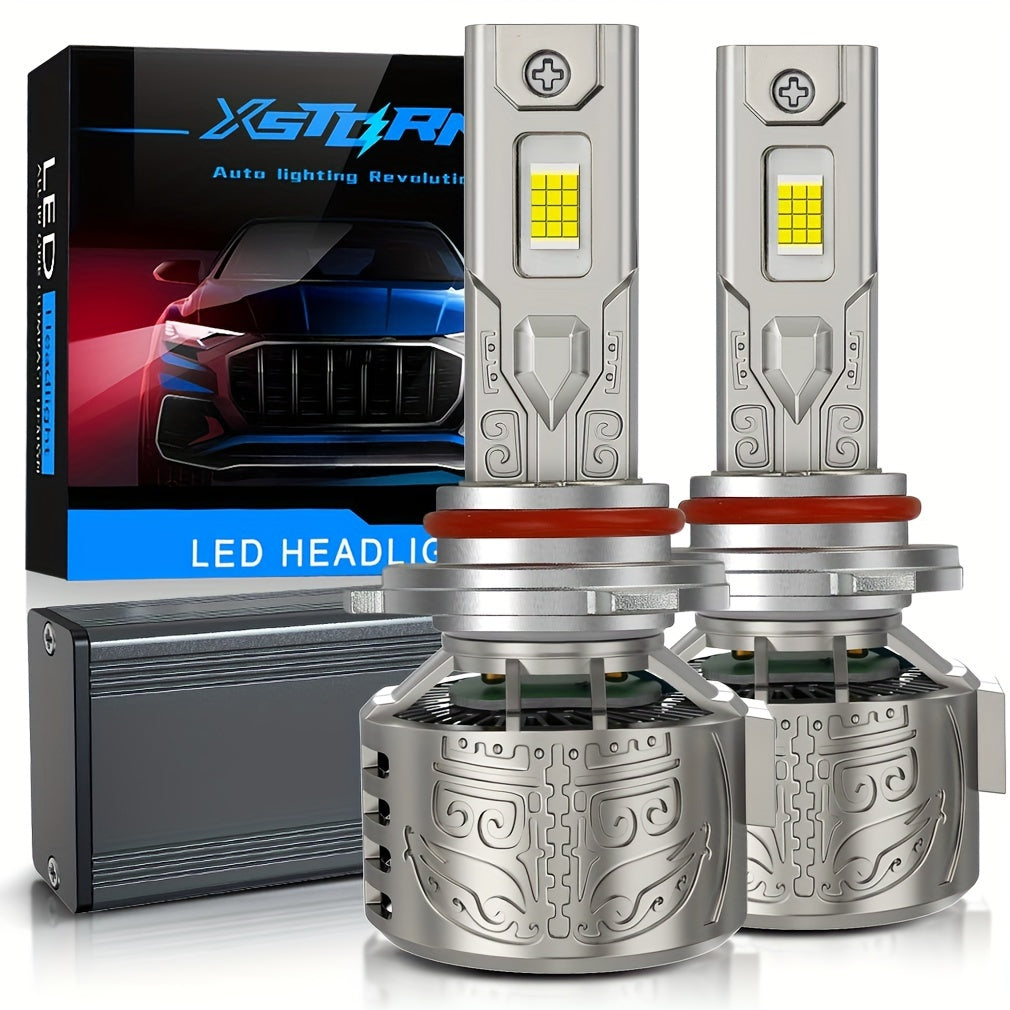 Xstorm 2Pcs 130W High Power H4 H7 H11 Super Bright LED Car Lights 40000Lm H1 H3 9005 HB3 9006 HB4 CPS Chip Car Fog Light Canbus Light 9012 Hir2 Car Light