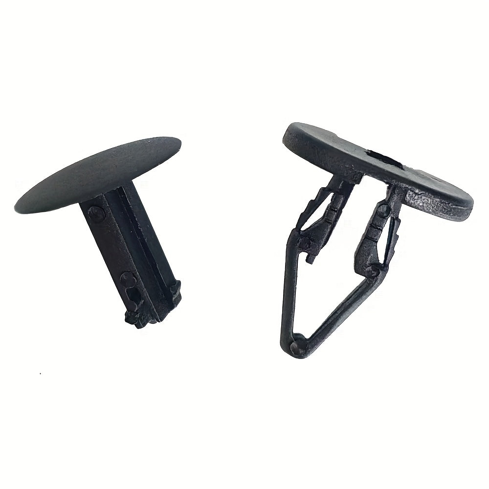 50-Piece Push-Type Fender Retainer Clips – Durable Plastic Fasteners for Ford, Buick & More – Secure Rivet Fixing Solution for Vehicle Assembly | Push Rivet Design | Black Fasteners, Automotive Hardware