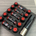 20pcs Racing Tire Nut Set, Thread M12*1.25, Universal Car Modification Performance Accessories