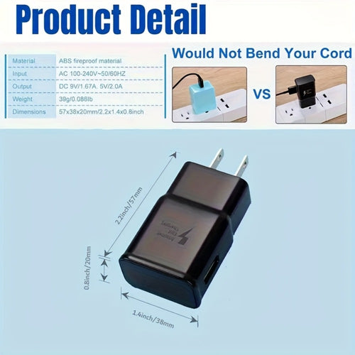 18pcs 18W USB Wall Charger, Fast-Adapting Cube Power Adapter with Various Safety Features, Compatible with Android And Other Devices, Supports QC 3.0/AFC, Ideal Charging Solution for Devices, Quick Charging Adapter for Users
