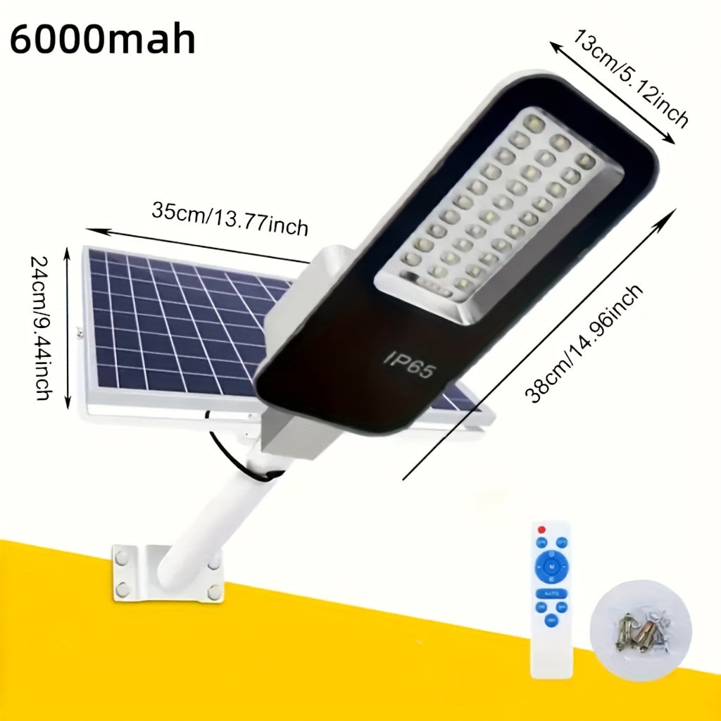Solar Outdoor Light with 30 Lens LED Beads, Motion Sensor Light, Solar Security Light, Wall Light, Street Light, Dusk-to-Dawn Commercial Parking Lot Light, Perfect for Patio, Garage, Porch, Yard, Pathway, Outdoor Entrance