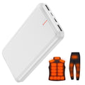 10000mAh Slim Power Bank, Ultra-Compact Portable Charger Dual USB Ports, Battery Pack for Smartphones, Tablets, Heated Clothes And More