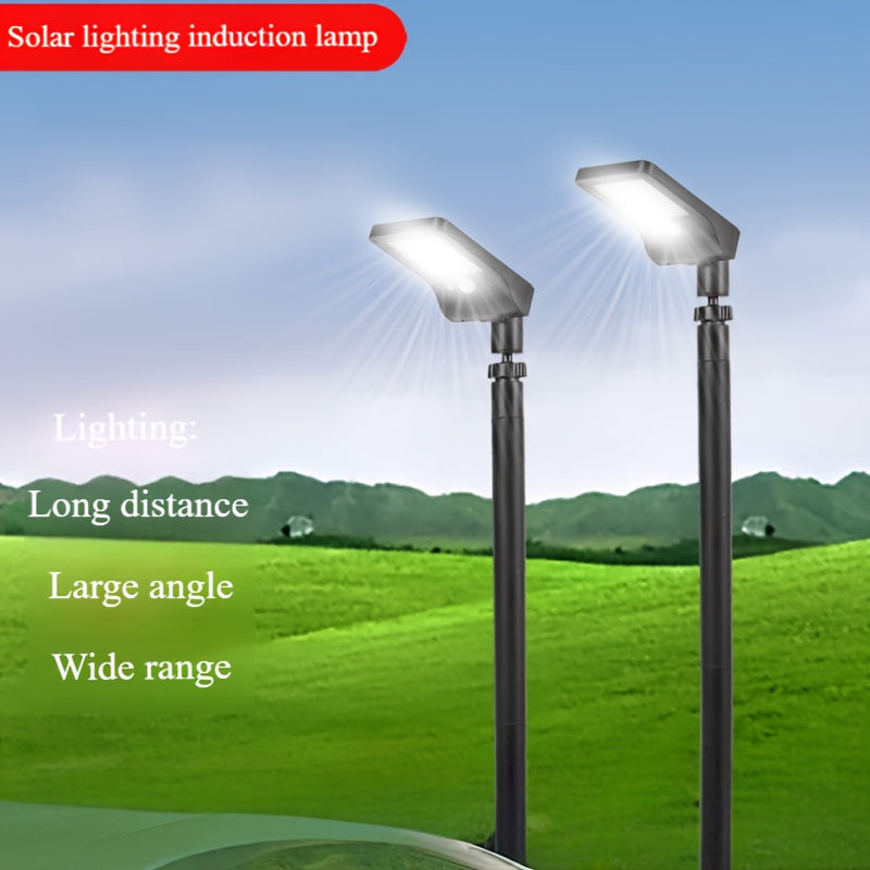 Large Capacity 1200mAh Battery Solar Small Street Light, Solar Light Outdoor Clip Courtyard Lawn Light Street Light Garden Light