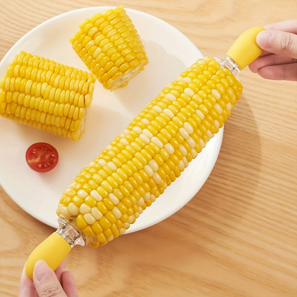 2PCS/4PCS/6PCS/8PCS Stainless Steel Corn Holders, BBQ Skewers, Corn Forks, Fruit Forks, Household Corn Cooking Gadgets