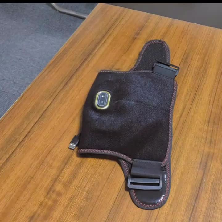1件运动单肩加热垫，左右肩部支撑，智能三档温控，USB插电，即插即用，适合家庭与旅行，男女通用，圣诞节送给父母朋友的贴心礼物