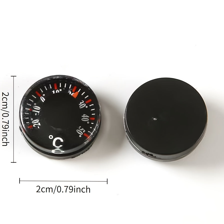 Mini Car Thermometer – No-Battery Dashboard Temperature Gauge, Easy Sticker Mounting, Battery-Free, Compact Auto Interior Decor, for Vehicle Cabin, Dashboard Decorative & Functional Accessory – For All Cars, Trucks, SUVs – Ideal Gift
