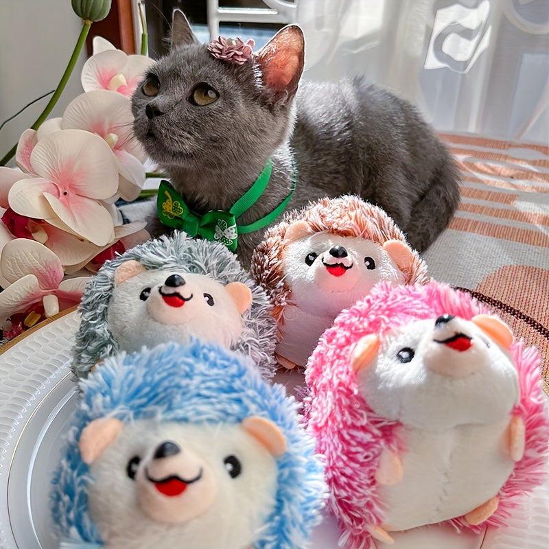 宠物毛绒玩具猫咪狗狗可爱小刺猬随机颜色1个