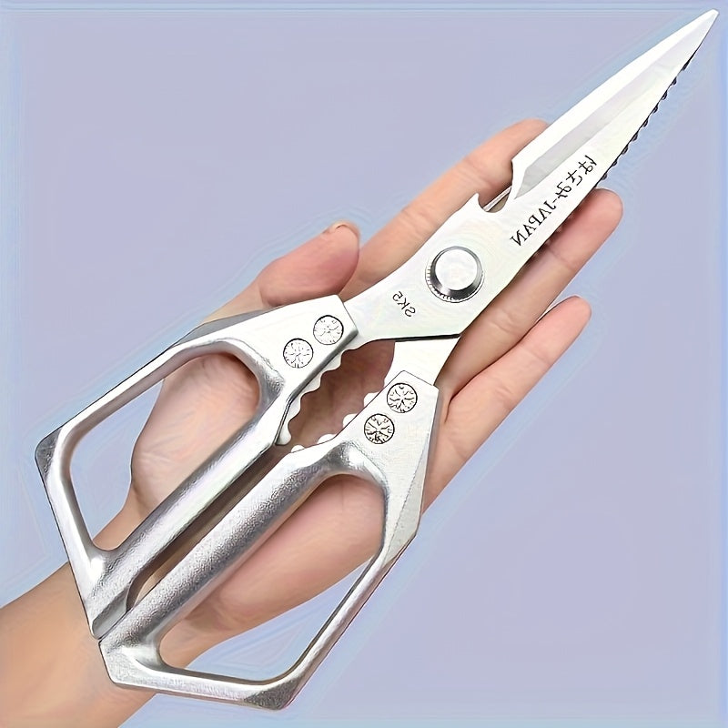 A Set of Stainless Steel Scissors – Sharp & Durable, Multifunctional for Office, Home, Restaurant, Butchery, Kitchen Supplies – No Assembly Required