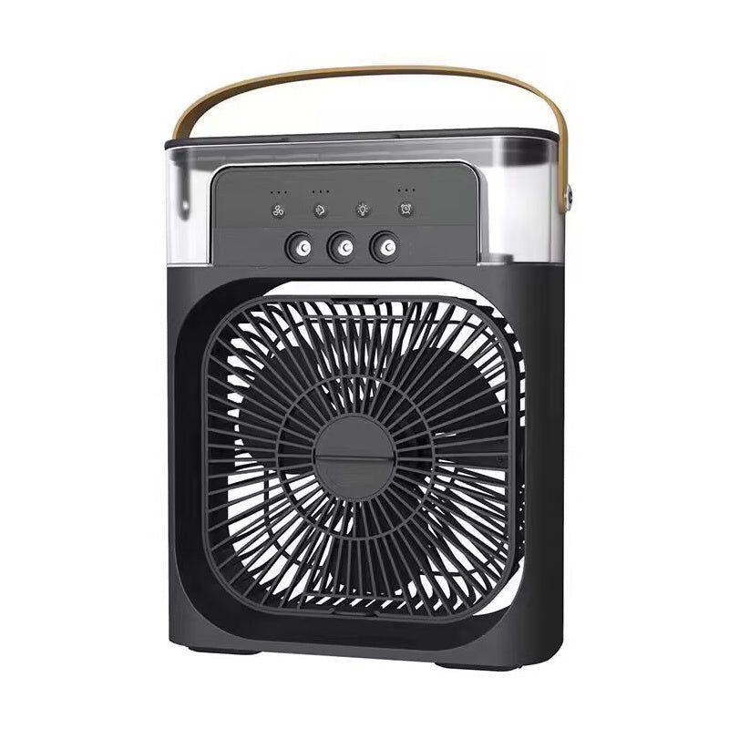 Portable Air Cooler Fan, 3-in-1 Evaporative Air Cooler with 3 Wind Speeds, Large Water Tank, Colorful Night Light and Timer, Perfect for Bedroom, Home and Office