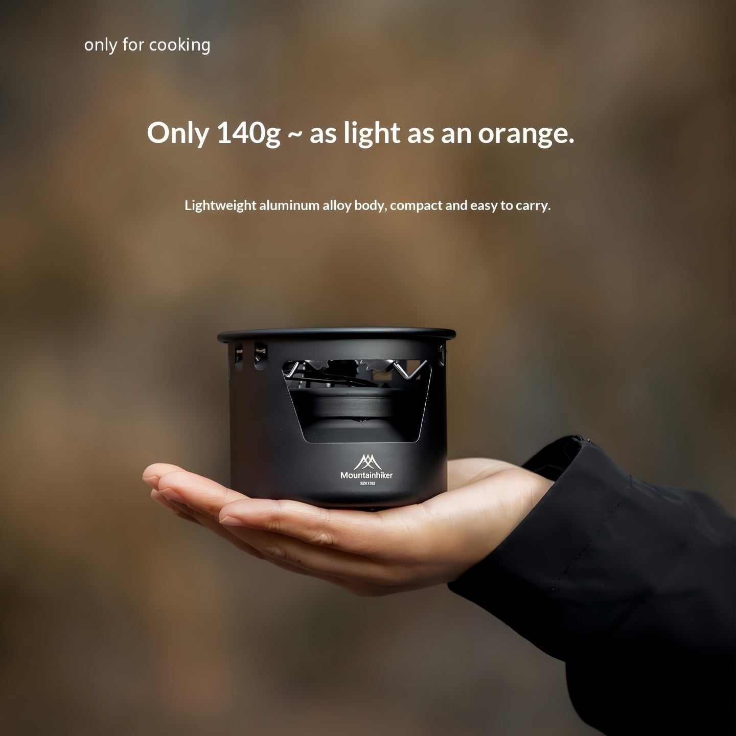 Shanzhike Separate Stove | 40-Min Long-Lasting Outdoor Stove | Ultra-Light Aluminum Portable Stove | Must-Have for Camping, Picnic & Tea Boiling (Free Storage Mesh Bag) | Only for Cooking