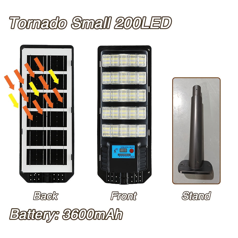 Zero Electricity Cost Professional Solar LED Light, 270° Wide Angle IP65 Heavy Duty Security Sensor Light | Suitable for Farm, Driveway, Garage, Patio, Fence, Deck, Pool, Shed, Wall and Winter-Use Remote Dimming | Christmas & Black Friday Special Offer