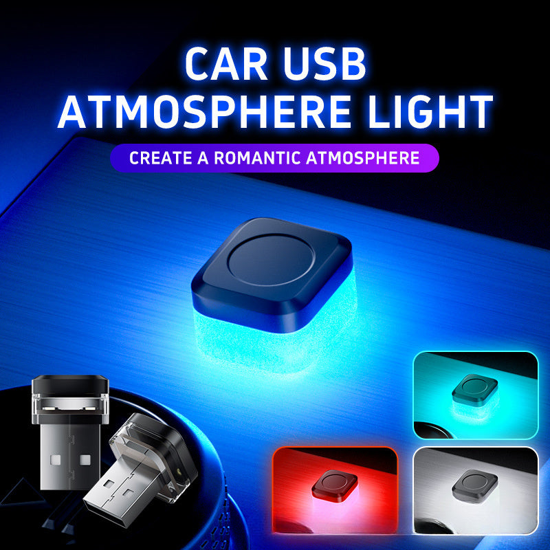 LED Ambient Light with USB, 4 Colors, for Indoor Decoration & Small Illumination, No Battery Required