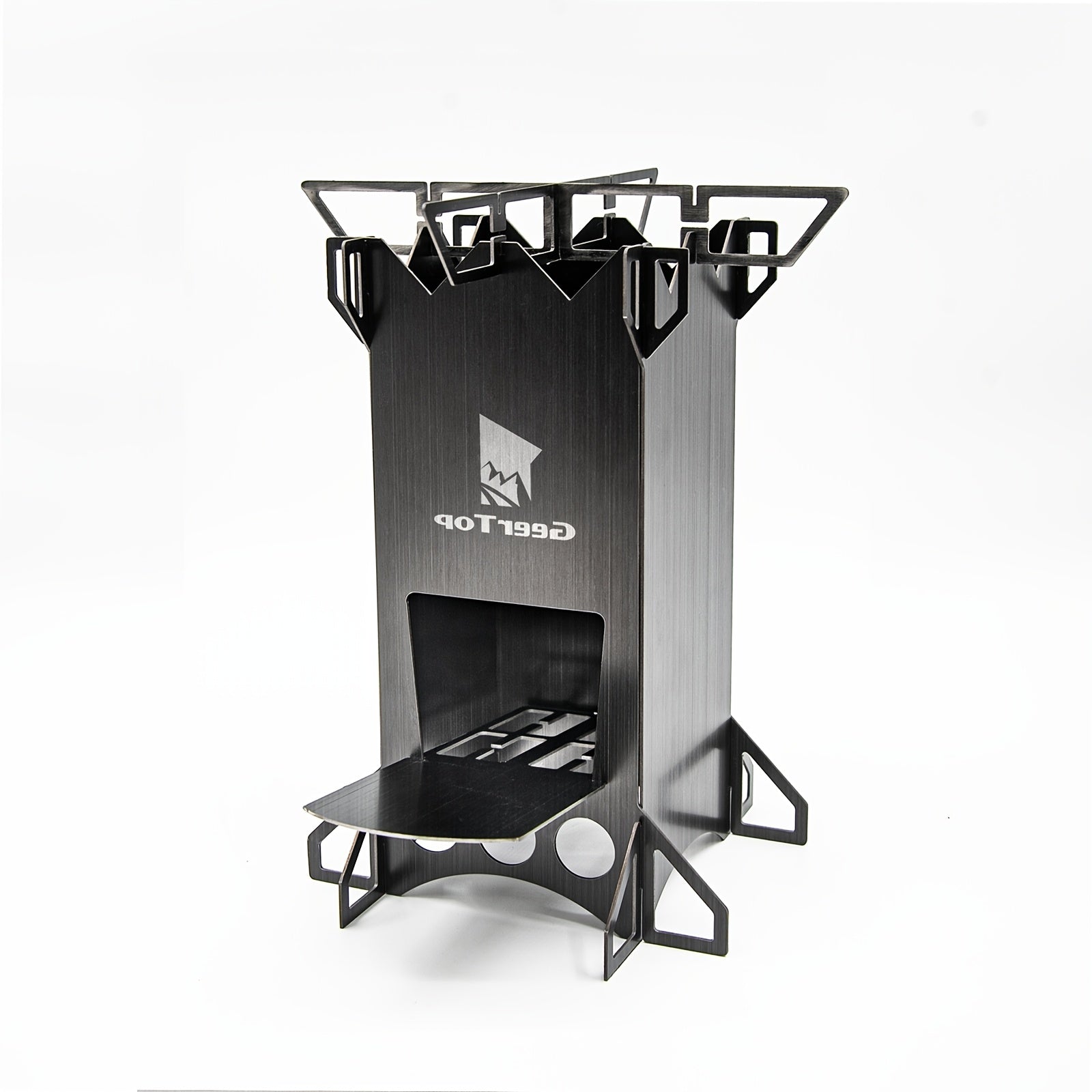 Outdoor Rocket Stove - Not Charged, Stainless Steel, Geertop, No Magnesium Rod/Flint