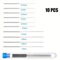 10-Piece Stainless Steel Nozzle Cleaning Tool Kit – For Windshield Wiper Jets, 3D Printer Nozzles, Gas Stove Burners, Shower Heads & Pipe Brushes