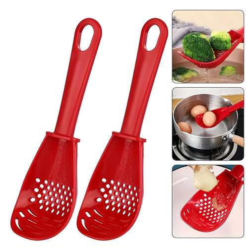 1 or 3 Pack 7-in-1 Multipurpose Kitchen Tool - Garlic Mincer, Egg Beater & Separator, Potato Masher with Strainer & Spatula | Space-Saving Utensil for Baking & Salad Prep (Dishwasher Safe)