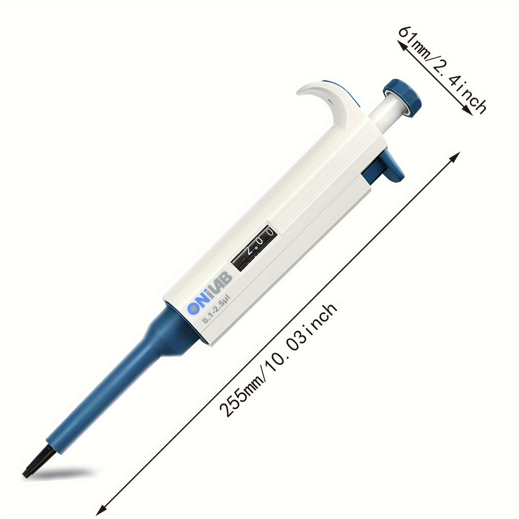ONiLAB 0.1微升至10毫升实验室显微移液管，单通道 ONiLAB 0.1微升至10毫升实验室显微移液管，单通道移液器，可调量移液器，微型移液器，高精度移液器，可高压灭菌