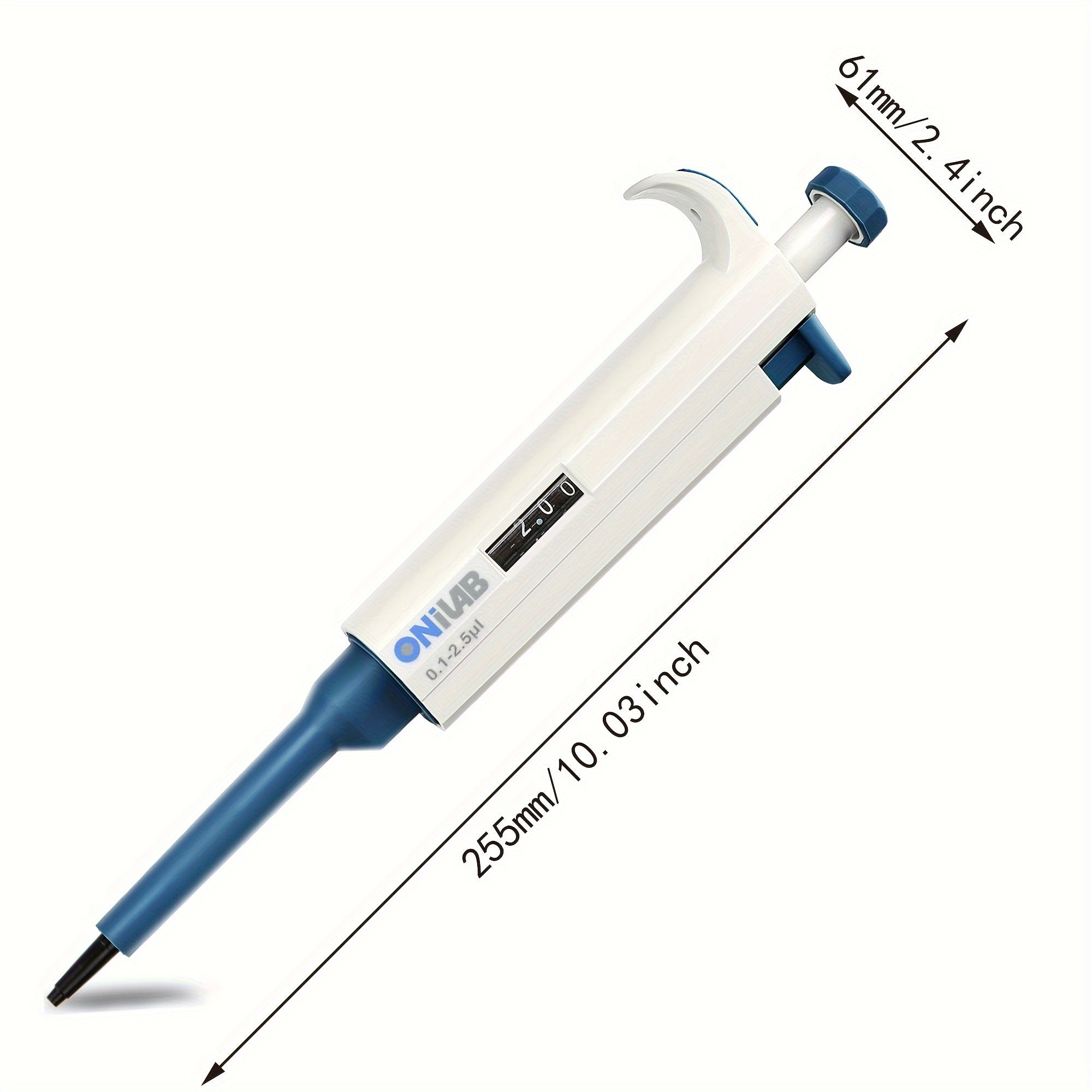 ONiLAB 0.1微升至10毫升实验室显微移液管，单通道 ONiLAB 0.1微升至10毫升实验室显微移液管，单通道移液器，可调量移液器，微型移液器，高精度移液器，可高压灭菌