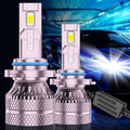 2 LED Headlight Bulbs, 26400LM High Brightness, 6500K Cool White Light, 360° Beam Angle, Plug-and-Play, with External Driver, Compatible with H11/H8/H9, 9005/HB3, 9006/HB4, 9145, Car Lighting Upgrade