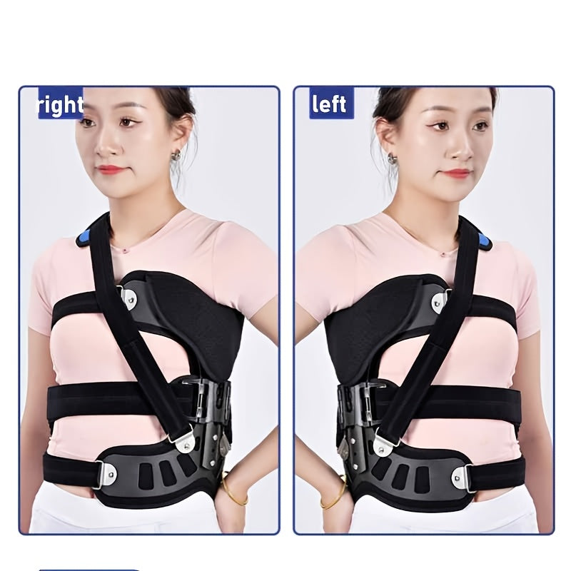 脊柱侧弯矫形器腰椎胸椎固定矫正背背佳 | 无纺布材质，塑料材质，系带闭合，仅可手洗