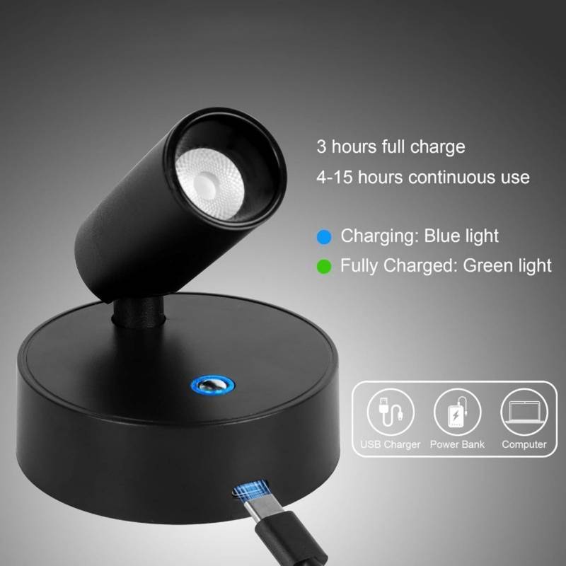 Wireless remote control indoor spotlight, dimmable plant and art wall lighting lamp, suitable for Mother‘s Day gift