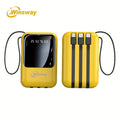 Winsway 10000mAh Portable Lanyard Power Bank With Large Capacity And Fast Charging. Built-in 4 Cables To Charge 4 Mobile Devices At The Same Time. LED Display Screen Is Clear And Convenient. A Must-have For Travel Christmas Gifts