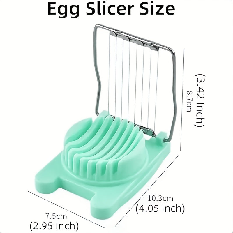 1-Pack Boiled Egg Slicer – Multifunctional Egg Slicer / Egg Cutter, Perfect for Salads, Sandwiches, Appetizers or Garnishes – Versatile Egg Slicer