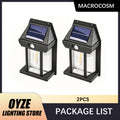 1/2/4 Pack Smart LED Solar Light, PIR Motion Sensor Solar Wall Light, Outdoor Solar Charging High Brightness Street Light, 3 Modes Solar Powered Decorative Garden Light Security Lighting, Mini Step Light, Perfect for Porch, Pathway, Courtyard