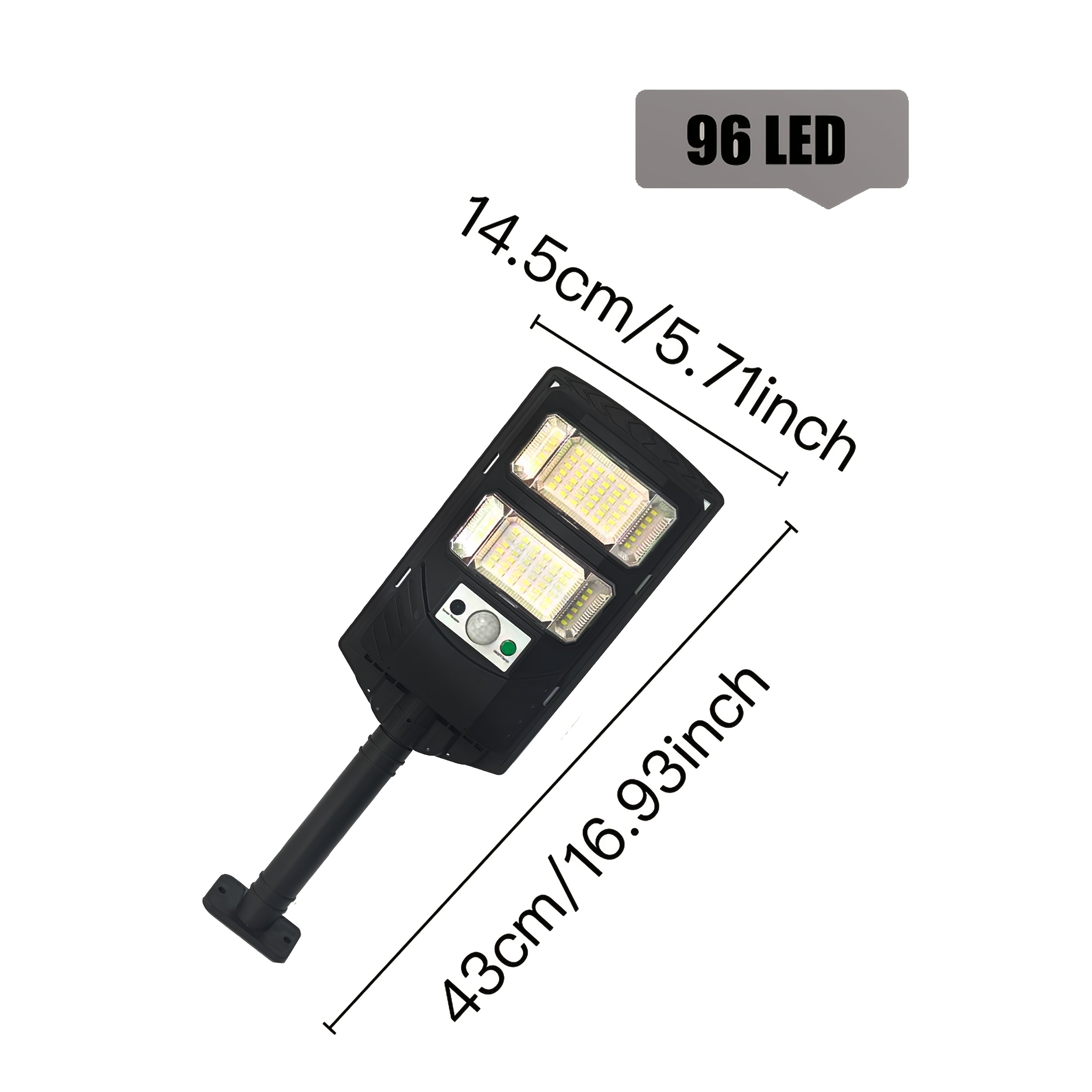Golden Diamond Small 96LED Solar Street Light Outdoor Lighting