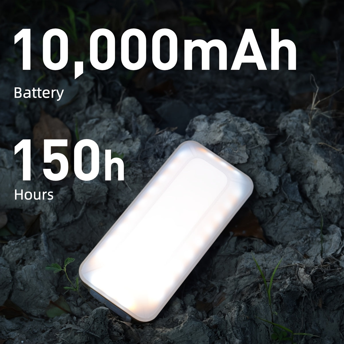 Multi-Functional Camping Lantern & Power Bank - High Brightness LED, 10000mAh Large Capacity, Portable Design, with Multiple Lighting Modes
