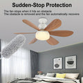 Screw Mount Ceiling Fan with Light, Easy Installation Flush Mount Ceiling Fan, Dimmable Ceiling Fan Light Fixture for Bedroom, Kitchen, Living Room, Small Replacement Ceiling Fan Light Kit