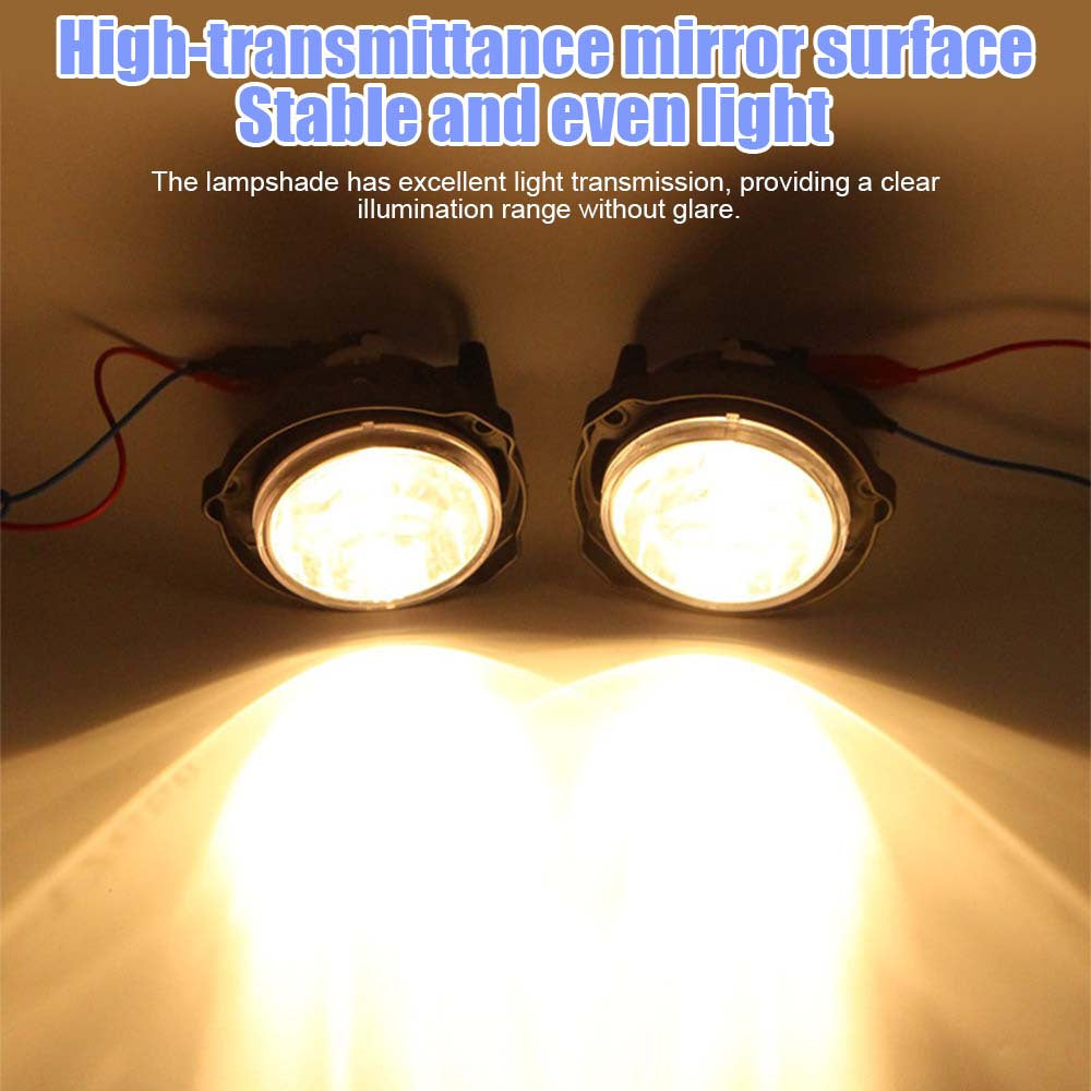 Pair of Left & Right Car Headlights for Toyota Avanza 2012-2015, Clear Headlight Fog Light Replacement, Auto Body Parts