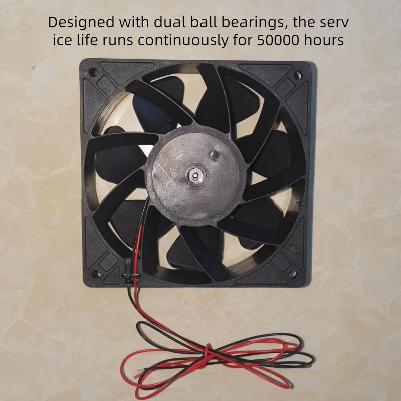 High Performance DC Boost Cooling Fan, Brushless Motor, Suitable for Electronic Devices, 12V/24V Power Supply