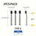 1 Set 1:87 HO Scale Model Railroad Track Signal Set, Includes Green, Red & Yellow Block Signals, 2-light & 3-light Configurations, Designed for Miniature Landscapes & Dioramas