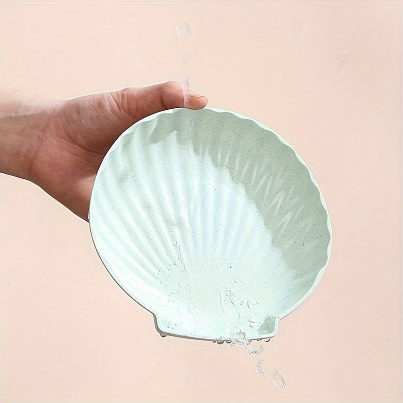 1Pc, 5Pcs, Shell-Shaped Dish, 6-Inch Small Plate, Dessert & Cake Plate, Lunch & Dinner Plate – Perfect for Kitchen, Family Gatherings, School Events, Company Group Meals, Restaurants (Multiple Colors Available)