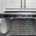 BRANO 30-Inch Built-In Range Hood with Voice/Gesture/Touch Control, 900 CFM High-Performance Exhaust Fan, Stainless Steel Kitchen Ventilation Grille with LED Light, 4-Speed Silent Operation