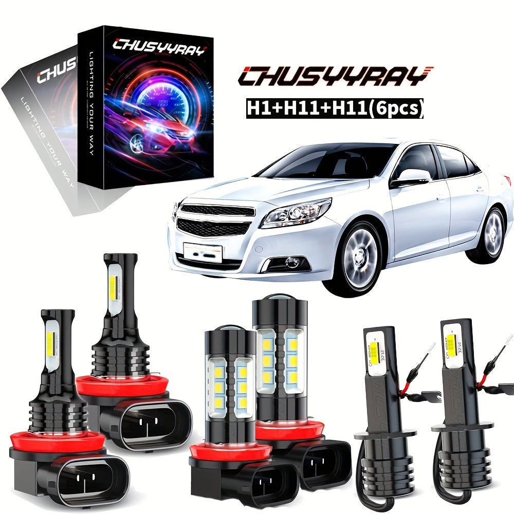 LED Headlight/Fog Light 110W 30000 Lumens 6000K Pure White Super Bright Easy Installation for Toyota Corolla 2005 2006 2007 2008