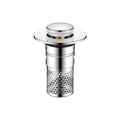 Heavy Duty Bathroom Sink Drain Stopper – Odor Proof & Rustproof, Hair Catcher, Fast Draining, Easy Fit for Bathtub, Shower, Stainless Steel Sink Strainer, Kitchen Drain Plug, Simple Cylinder Design, Modern Metal Finish, Home Upgrade