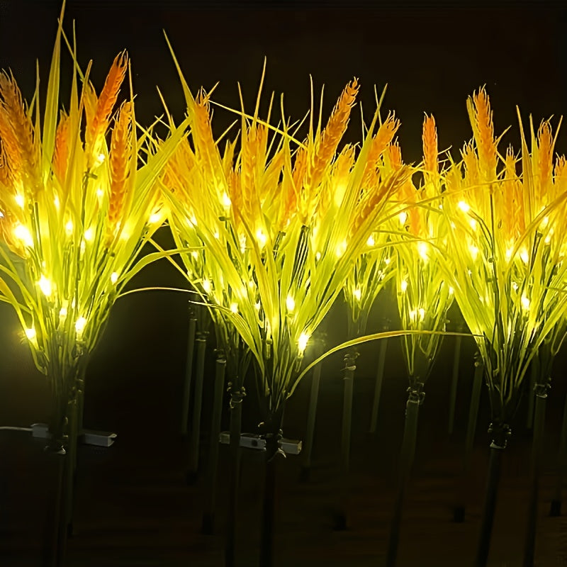 Solar Glowing Wheat Ear Light, Perfect for Field, Garden, Camping Decorative Ambient Light, Gift Giving
