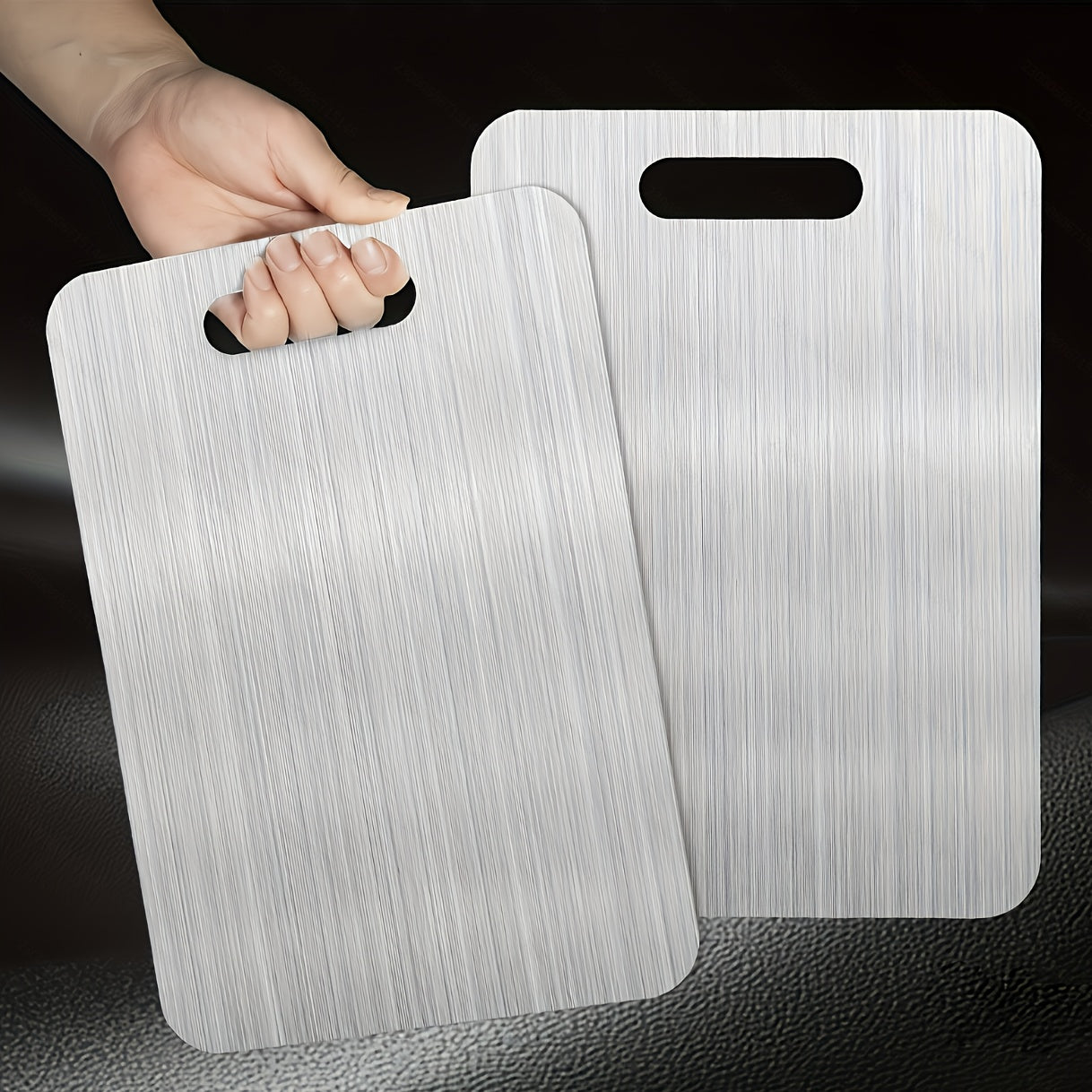 3-Pack Ultra-Durable Cutting Board – 3/2/1 Pieces Optional, Corrosion-Resistant Stainless Steel – Perfect for Meat, Vegetables &amp; Fruit – Dishwasher Safe, Portable for Indoor &amp; Outdoor Use – Essential Kitchen Tool for Home