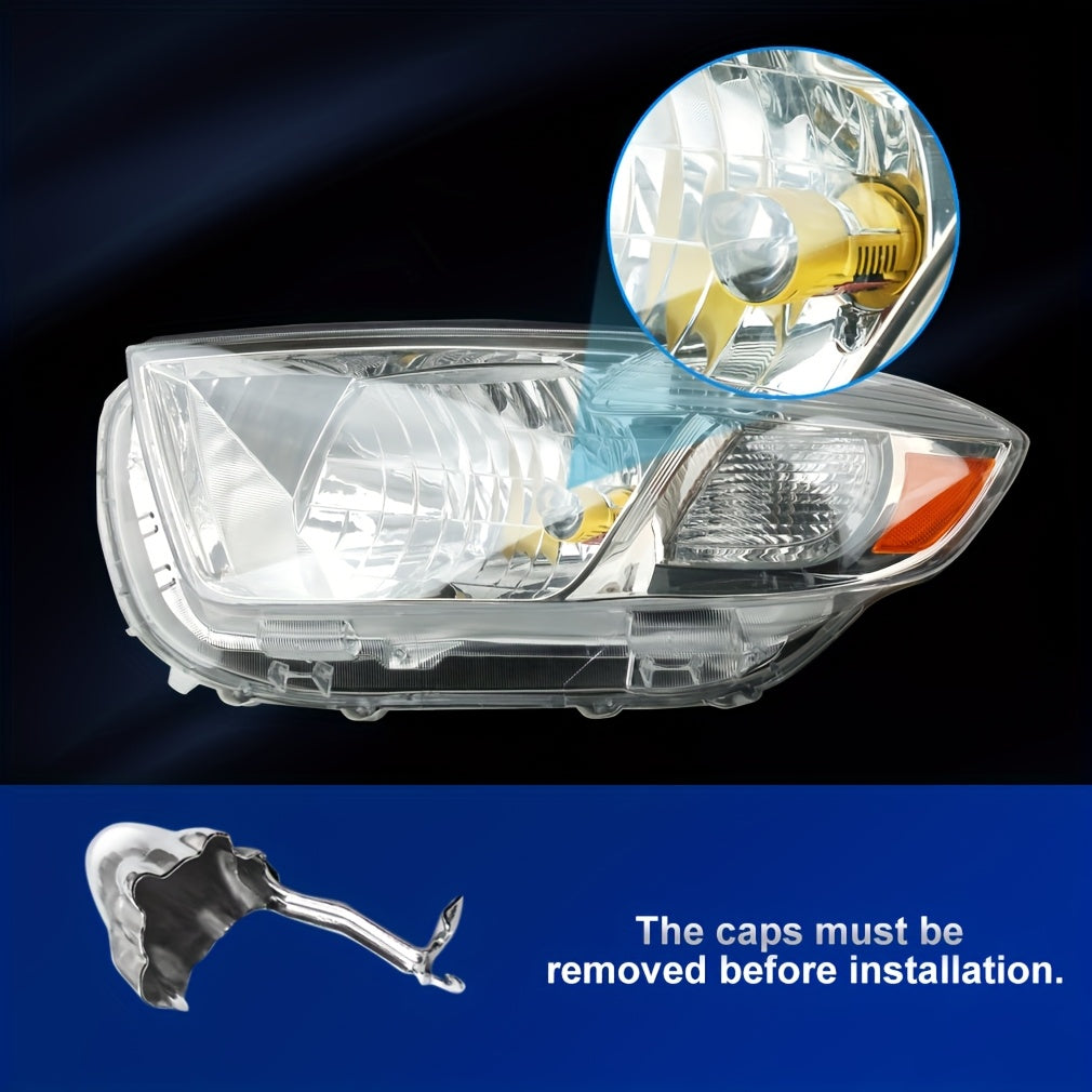 H4 LED Projector Headlight Bulb 100W Canbus 6500K High/Low Beam for Car and Motorcycle